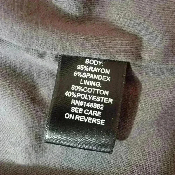 Torrid Blazer Womens 3X Gray Jersey Knit Open Front Tab Sleeve Pockets Career - Picture 12 of 13